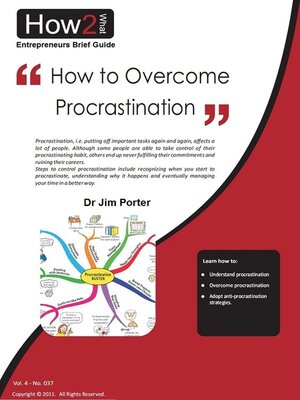 cover image of How to Overcome Procrastination